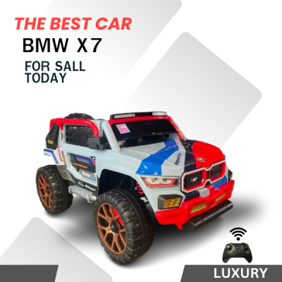 รถเด็กนั่งไฟฟ้า BMW X7 MSport ขับ4×4คันใหญ่ โครงเหล็ก พลาสติกเกรดA+