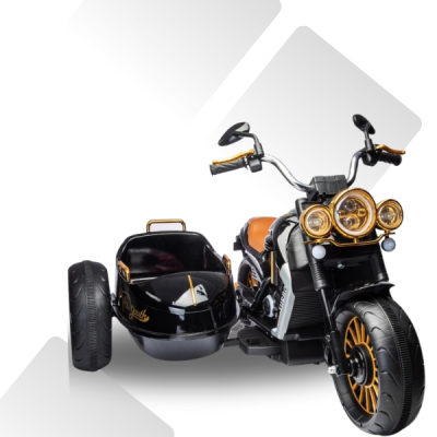 รถเด็กมอไซค์ช็อปเปอร์มีพ่วงข้าง สุดเท่ห์ รุ่นใหม่ล่าสุด