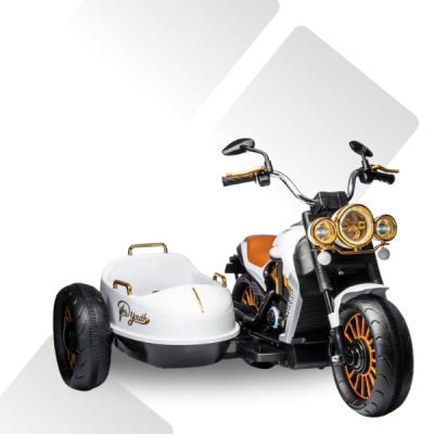 รถเด็กมอไซค์ช็อปเปอร์มีพ่วงข้าง สุดเท่ห์ รุ่นใหม่ล่าสุด
