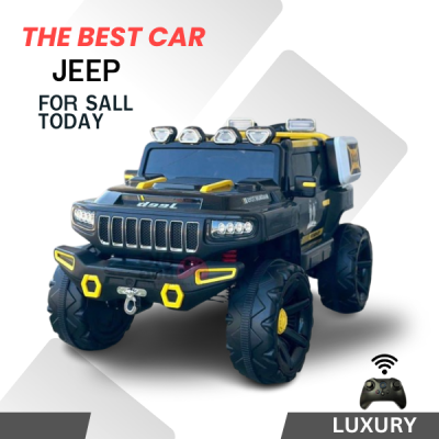 รถแบตเตอรี่ไฟฟ้าจิ๊ปแฮมเมอร์ โครงเหล็กพลาสติกเกรดพรีเมียม a+