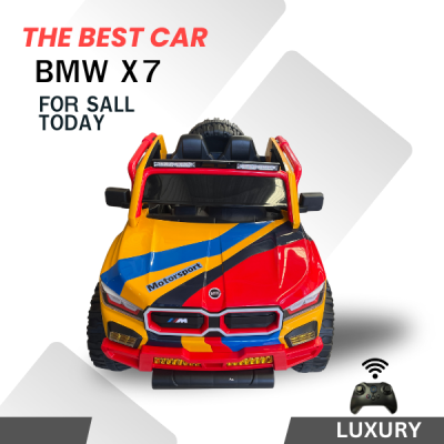 รถเด็กนั่งไฟฟ้า BMW X7 MSport ขับ4×4คันใหญ่ โครงเหล็ก พลาสติกเกรดA+