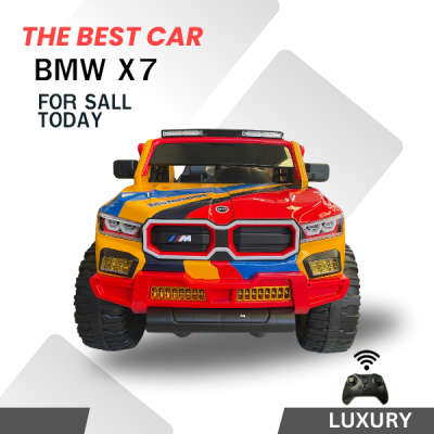 รถเด็กนั่งไฟฟ้า BMW X7 MSport ขับ4×4คันใหญ่ โครงเหล็ก พลาสติกเกรดA+
