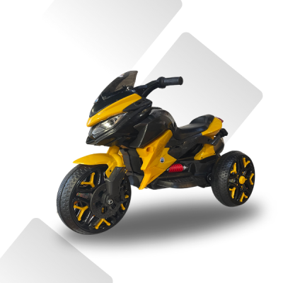 รถมอไซค์เด็กแบตเตอรี่BMWsportล้อมีไฟ คันเร่งมือบิด คันใหญ่