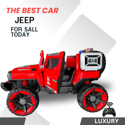 รถแบตเตอรี่ไฟฟ้าจิ๊ปแฮมเมอร์ โครงเหล็กพลาสติกเกรดพรีเมียม a+