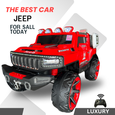 รถแบตเตอรี่ไฟฟ้าจิ๊ปแฮมเมอร์ โครงเหล็กพลาสติกเกรดพรีเมียม a+