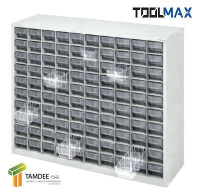 CB1010N ตู้ใส่กล่องอะไหล่แบบแบ่งช่องได้ 100 ช่อง