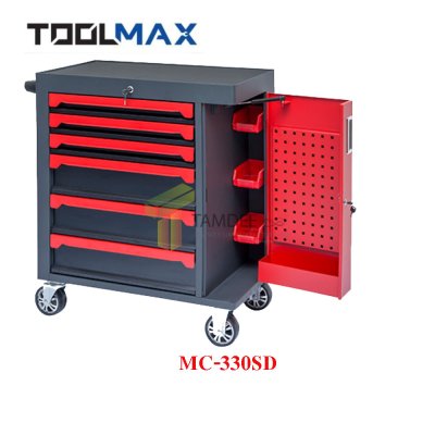 MC-330SD  ตู้เก็บเครื่องมือช่างเคลื่อนที่ 6 ลิ้นชัก+1 ประตูบานเปิด