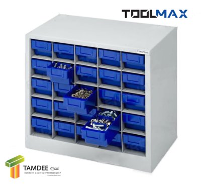 CB0505N ตู้ใส่กล่องอะไหล่แบ่งช่อง25ช่อง