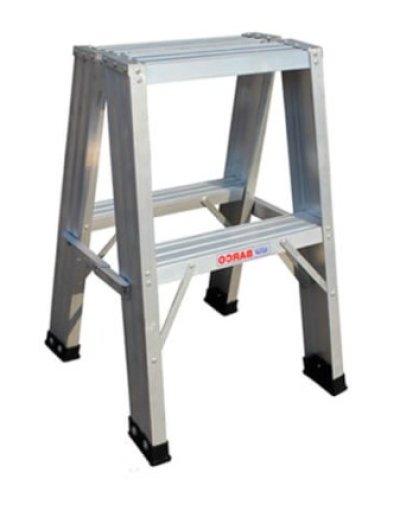 บันไดอลูมิเนียมทรง A ขึ้น-ลง 2 ทาง (BARCO)