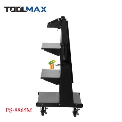 PS-8865M โครงแผงแขวนเครื่องมือและชั้นวางติดล้อ 2 ด้าน