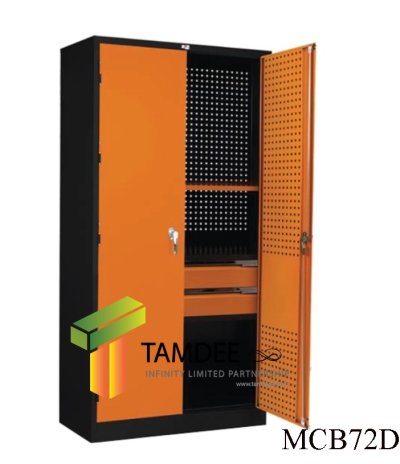 MCB72D  ตู้เก็บเครื่องมือช่างทรงสูง2บานเปิด