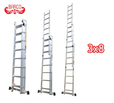 บันไดพาดเลื่อน ตัว Y 3x8 ฟุต LD-BCY08