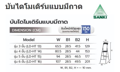 บันไดโมเดิร์นแบบมีถาด มีพื้นยืนพร้อมราวจับ (คลิกดูขนาดอื่นๆ) บันไดโมเดิร์นแบบมีถาด มีพื้นยืนพร้อมราวจับ (คลิกดูขนาดอื่นๆ)
