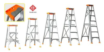 LD-SKT09 บันไดอลูมิเนียมทรงAขึ้น-ลง1ทาง 9 ฟุต รุ่นมีถาดวาง (SANKI) LD-SKT09 บันไดอลูมิเนียมทรงAขึ้น-ลง1ทาง 9 ฟุต รุ่นมีถาดวาง (SANKI)
