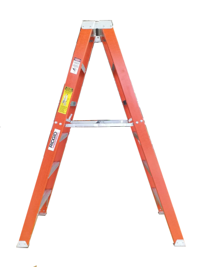 บันไดไฟเบอร์กลาสทรง A ขึ้น-ลง 2 ทาง (RIDGID) คลิกดูขนาดอื่นๆ