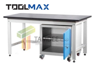 WC-1575C โต๊ะช่าง+ตู้บานเปิดติดล้อ  (TOOLMAX)