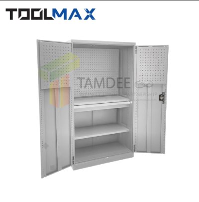WH-1053 ตู้ช่างตั้งพื้นทรงสูงมีประตู 3 ชั้น 1 ลิ้นชัก