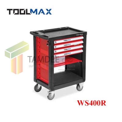 WS400R ตู้เก็บเครื่องมือช่างเคลื่อนที่ 4 ลิ้นชัก