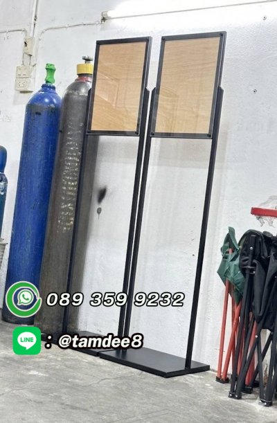 TD-A3BB1  ป้ายโปสเตอร์เหล็กทำสีดำ A3 แนวตั้ง