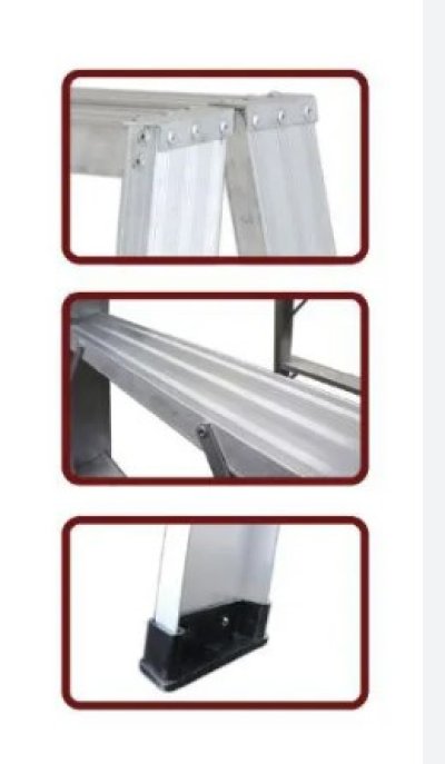 บันไดอลูมิเนียมทรง A ขึ้น-ลง 1 ทาง (BARCO)