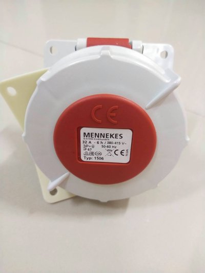 เต้ารับฝัง-เฉียง 32A 3P+E 400V (IP67) ปลั๊กตัวผู้ 16A 3P+E 400V (IP67) เต้ารับติดลอย 32A 3P+E 400V (IP44)