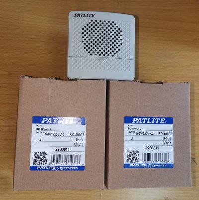 Patlite sound alarm