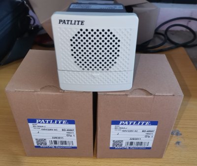 Patlite sound alarm