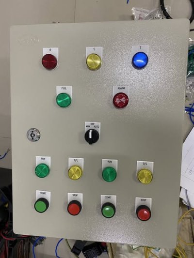 ตู้ Control booster pump 3 HP x 2 pump