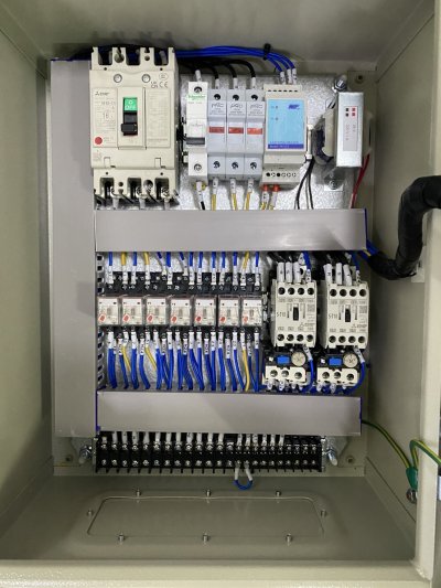 ตู้ Control booster pump 3 HP x 2 pump