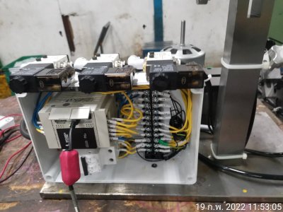 งานประกอบตู้ และเขียนโปรแกรม เครื่องวัดชิ้นงาน