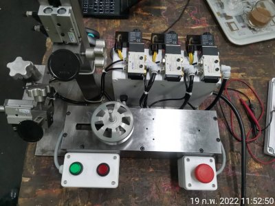 งานประกอบตู้ และเขียนโปรแกรม เครื่องวัดชิ้นงาน