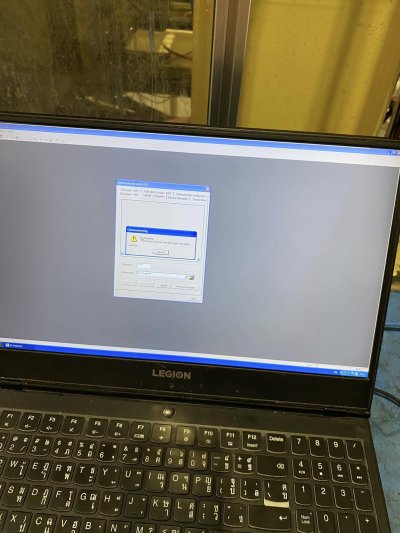 งานดาวน์โหลดโปรแกรม หน้าจอ HMI