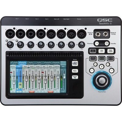 ดิจิตอลมิกเซอร์ QSC TOUCHMIX 8 Digital Mixer