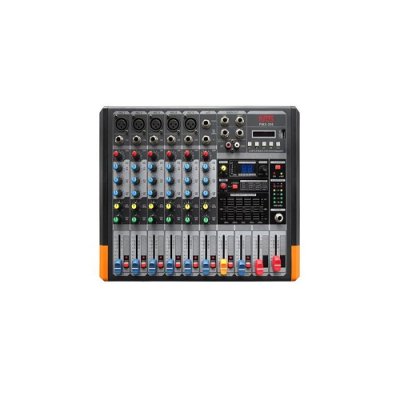 เพาเวอร์มิกเซอร์  NTS PMX-306  PowerMixer 5 Mono 1 Stero + FX/USB/BT