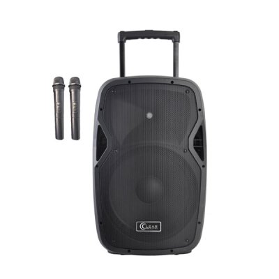 ลําโพงล้อลากพร้อมไมค์ CLEARSOUND GoPORT GP-15A  Portable ลำโพงพกพา กำลังขับ 450W ขนาด 15นิ้ว