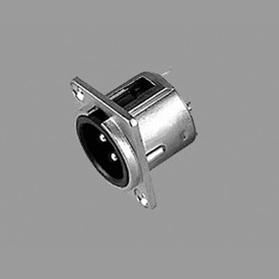 คอนเนคเตอร์ติดแท่น ปลั๊ก XLR ตัวผู้ 3 ขา สำหรับติดแท่น LIDGE YM-047A