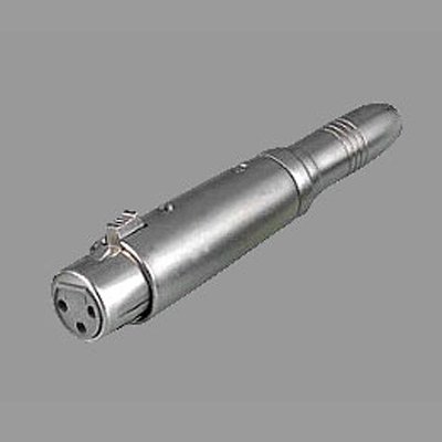 คอนเนคเตอร์ adapter แจ๊ค XLR ตัวเมีย 3 ขา - แจ๊คโฟนโมโน 1/4" ตัวเมีย LIDGE YM-075