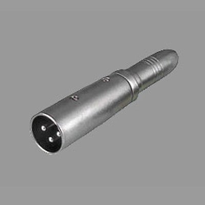 คอนเนคเตอร์ adapter ปลั๊ก XLR ตัวผู้ 3 ขา - แจ๊คโฟนโมโน 1/4" ตัวเมีย LIDGE YM-076