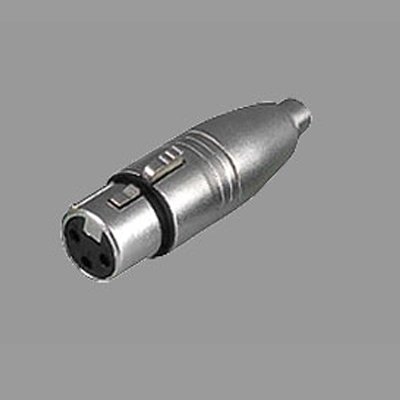 คอนเนคเตอร์ adapter แจ๊ค XLR ตัวเมีย 3 ขา - แจ๊ค RCA ตัวเมีย LIDGE YM-081