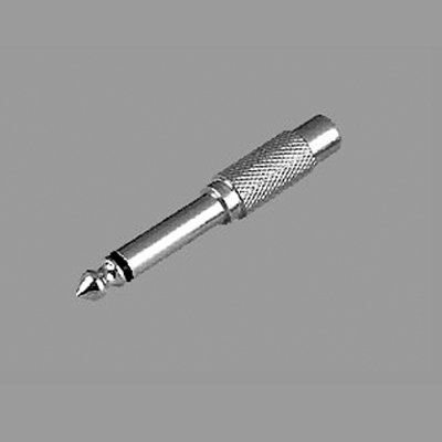 คอนเนคเตอร์ adapter ปลั๊กโฟนโมโน 1/4" ตัวผู้ - แจ๊ค RCA ตัวเมีย LIDGE YM-165N