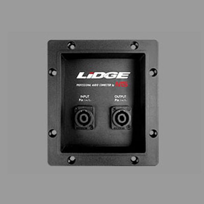 คอนเนคเตอร์ แท็ปลำโพงพลาสติกแบบสปีกคอนคู่ (Nylon-Six) LIDGE YM-346D