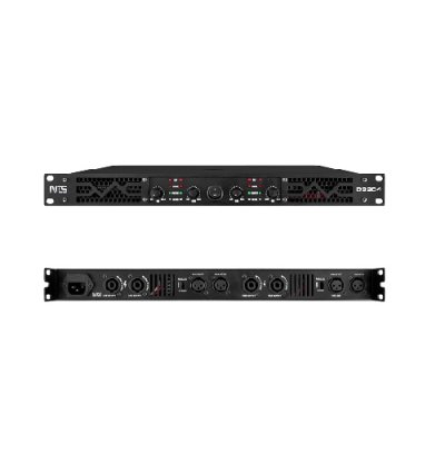 เครื่องขยายเสียง NTS D3204 PowerAmplifierเพาเวอร์แอมป์ 4 x 320W @8Ω / 4 x 480W @4Ω