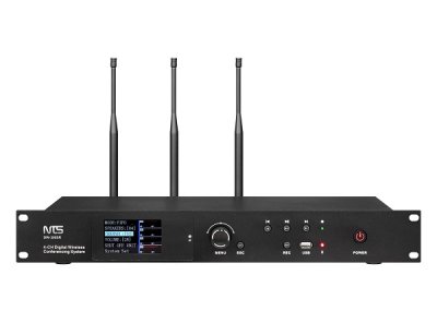 เครื่องควบคุมไมค์ประชุม  NTS DW-300SR  หน้าจอ LCD บันทึกเสียงได้