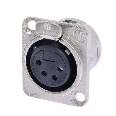 คอนเนคเตอร์ติดแท่น XLR Female NEUTRIK NC4FD-L-1