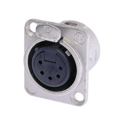 คอนเนคเตอร์ติดแท่น XLR Female NEUTRIK NC5FD-L-1