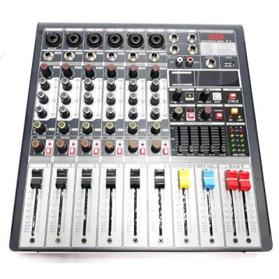 NTS PW-6 พาวเวอร์MIXER  เอฟเฟกแท้ USB บลูธูท 250Wx250W