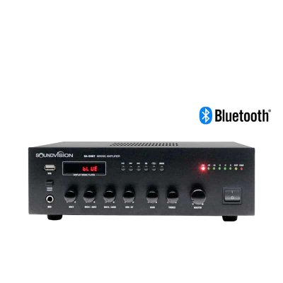 เครื่องขยายเสียง SOUNDVISION SA-60BT Power Amplifier 60 วัตต์  BLUETOOTH  USB