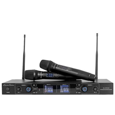 ไมโครโฟนไร้สายแบบคู่ SOUNDVISION SU-890D-II/HT  Wireless Microphones
