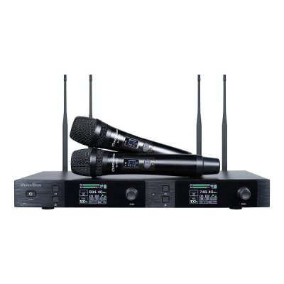 ไมโครโฟนไร้สาย SOUNDVISION SU-990D/HT ไมค์ลอยคู่ ระบบดิจิตอล ช่องความถี่ 180CH