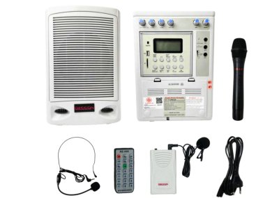 DECCON PWS-230UTB |ลำโพงพกพาพร้อมไมโครโฟน ที่สามารถเล่น usb sd mp3ได้